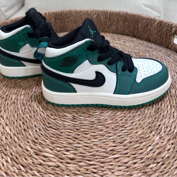 Air Jordan 10C Toddler Boy Mid SE TD 'Pine Green' - Picture 3 of 9